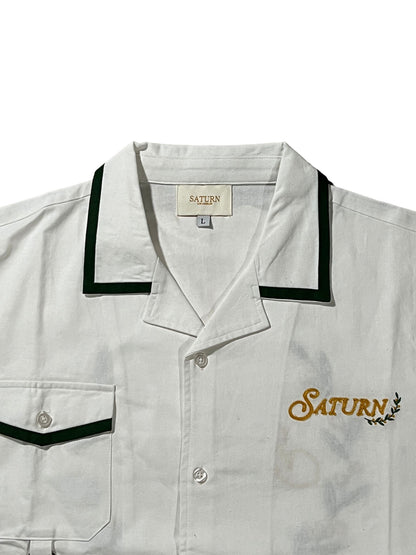 Laurel Camp Collar Shirt "Off-White"