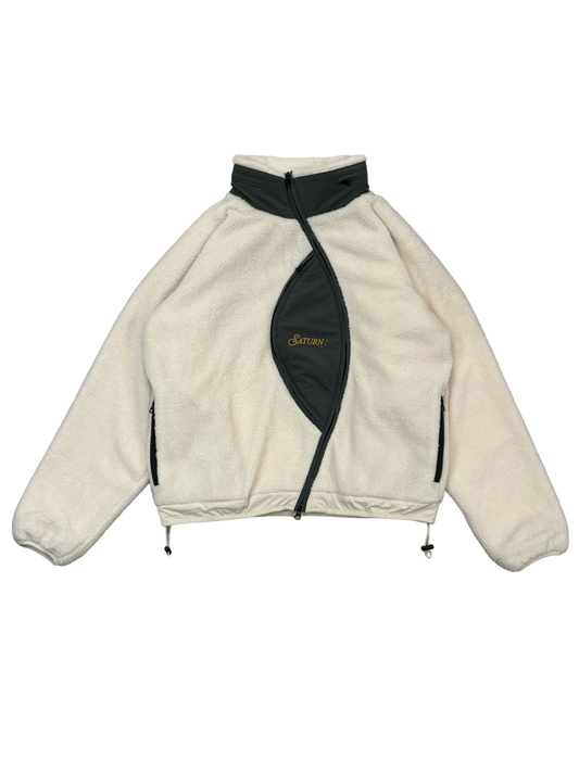 Curved Zip Fleece Laurel