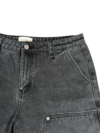 S-Logo Carpenter Jort "Washed Black"