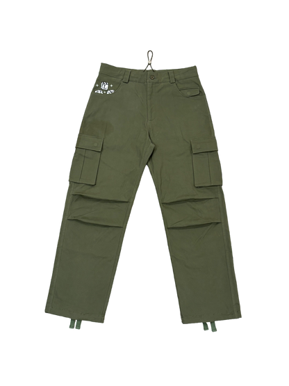 High Roller Cargo Pants Green