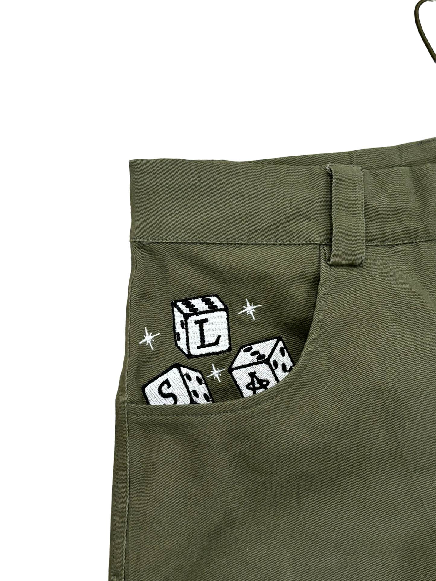 High Roller Cargo Pants Green