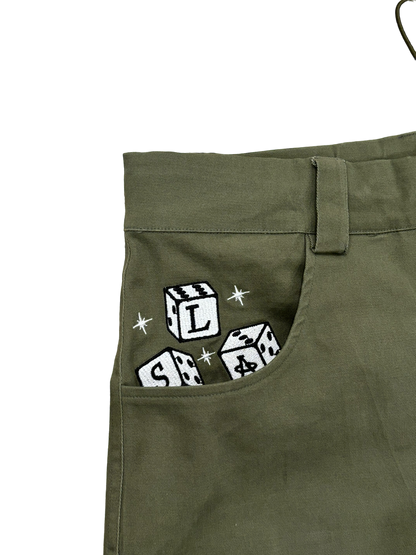 High Roller Cargo Pants Green