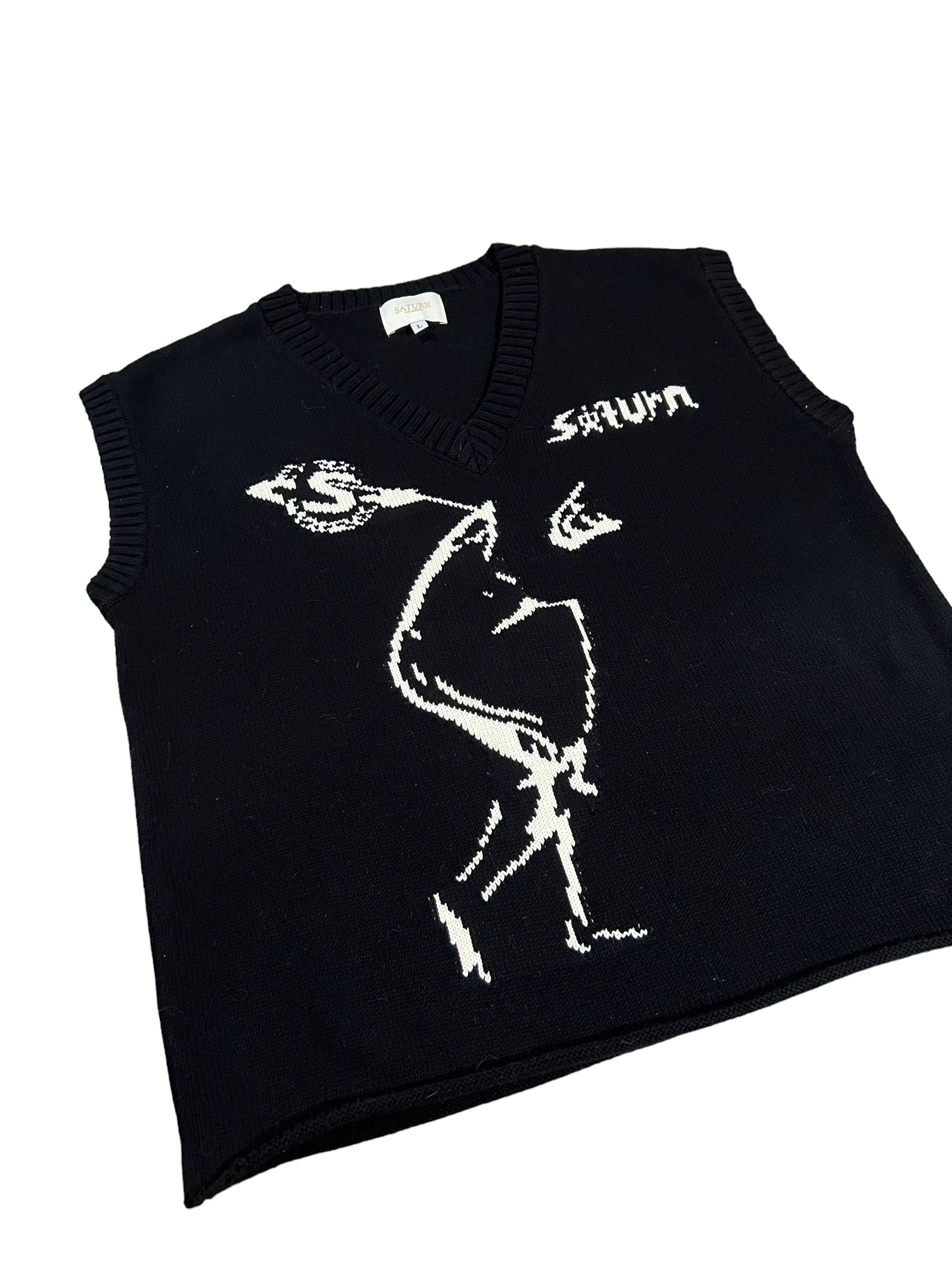 Discobolus Sweater Vest "Black"