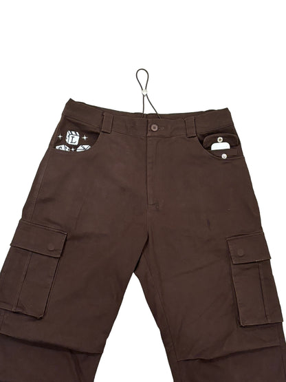 High Roller Cargo Pants Brown