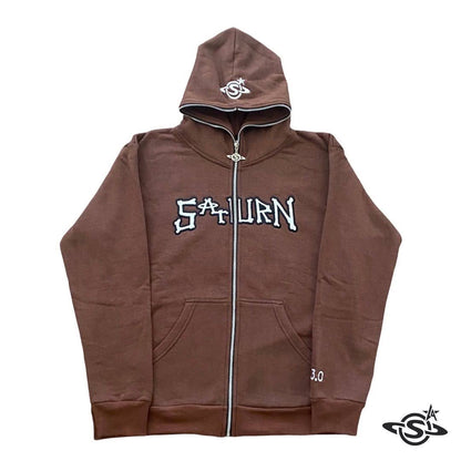 Bones 3.0 Full-Zip Hoody Brown