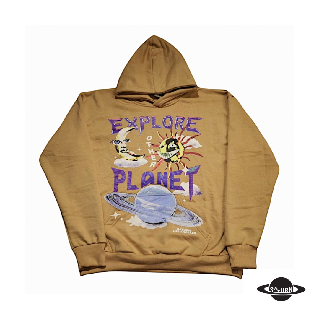 Explore Other Planets Hoodie Coffee