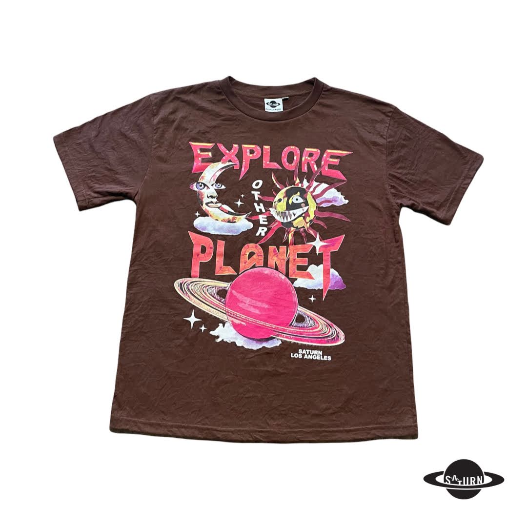 Explore Other Planets Tee Chocolate