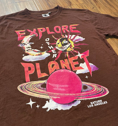 Explore Other Planets Tee Chocolate